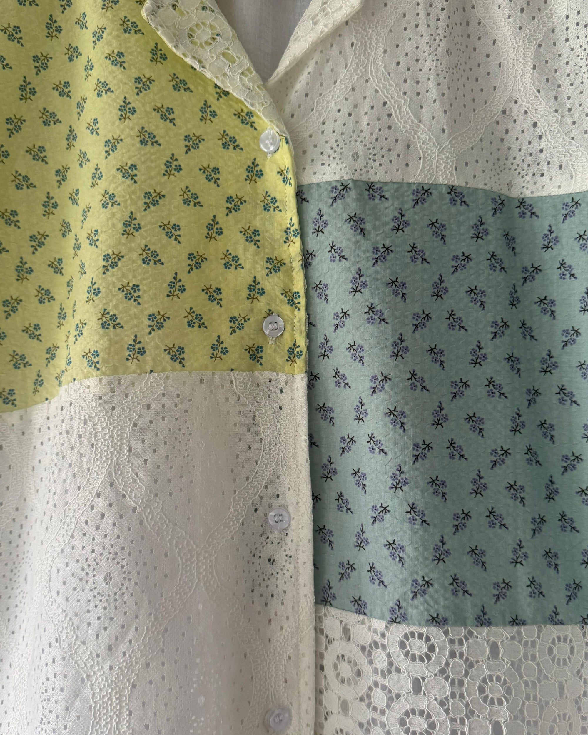 Jae Lace Patchwork Shirt