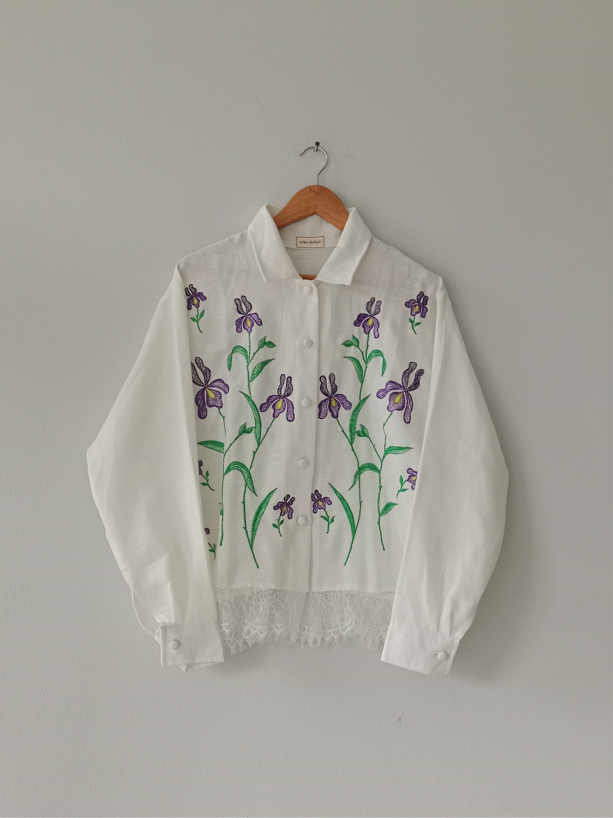 Azalea Embroidery Longsleeve Shirt