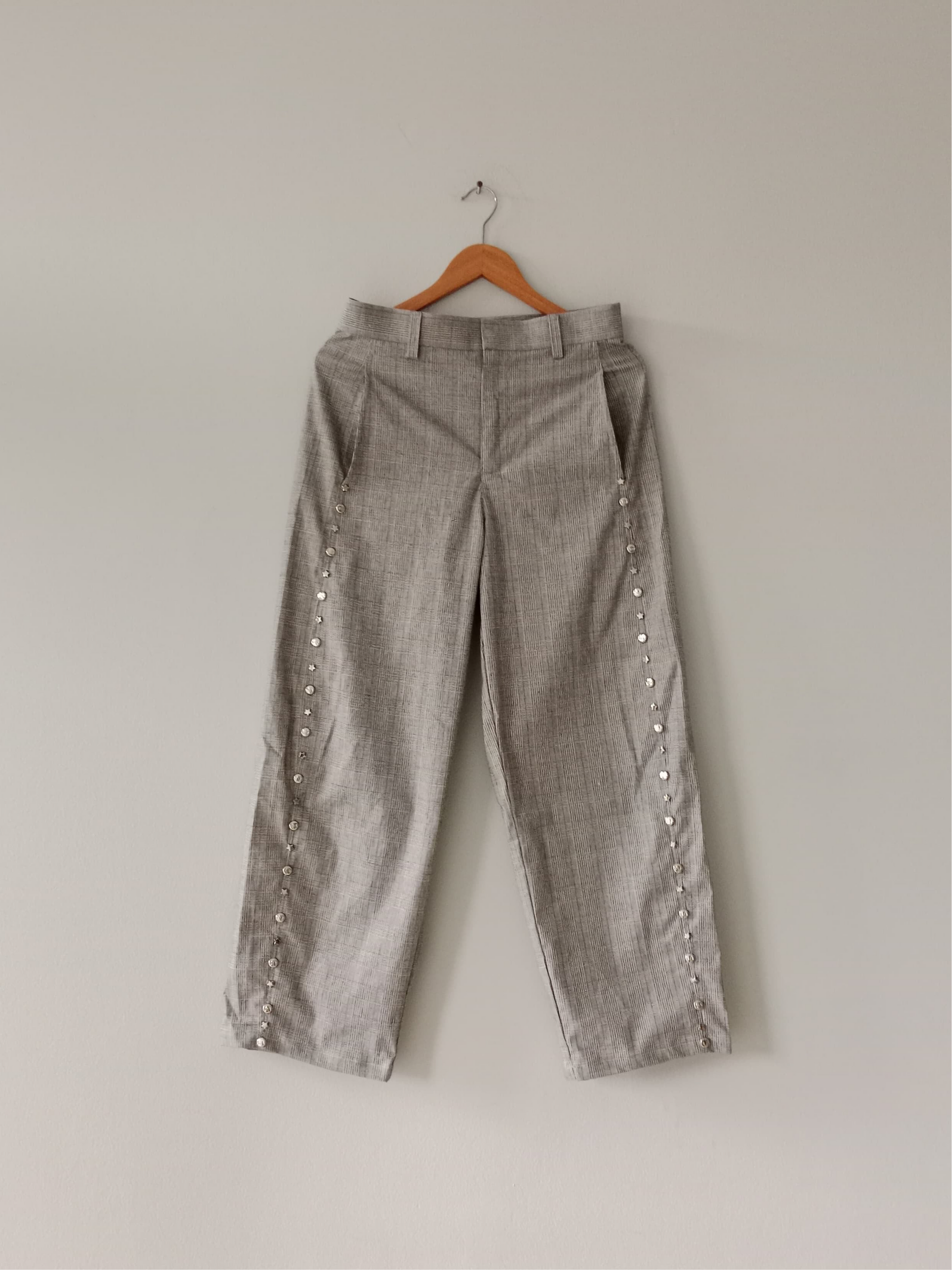 Allen Beaded Pants Grey