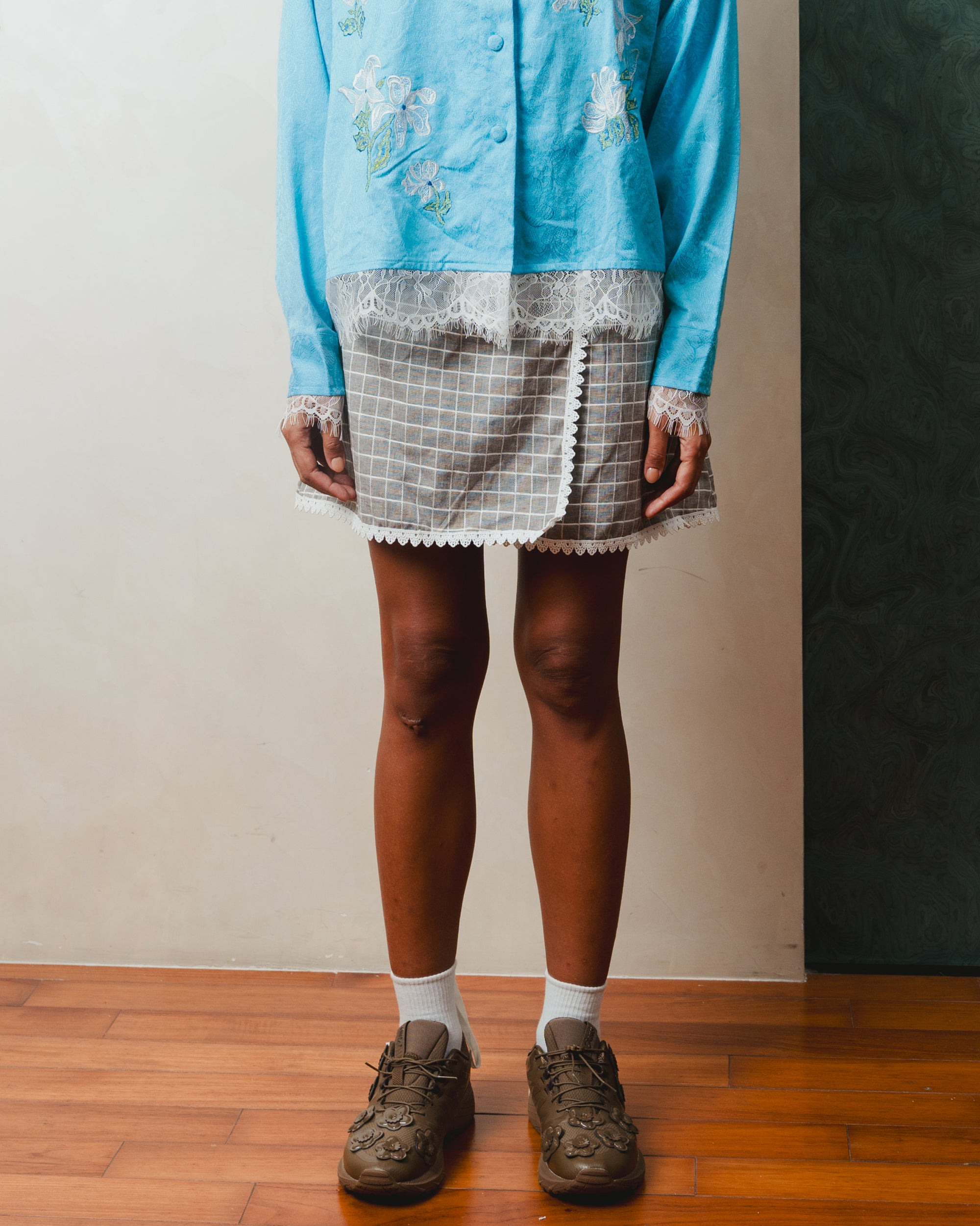 Amber Mini Wrap Skirt