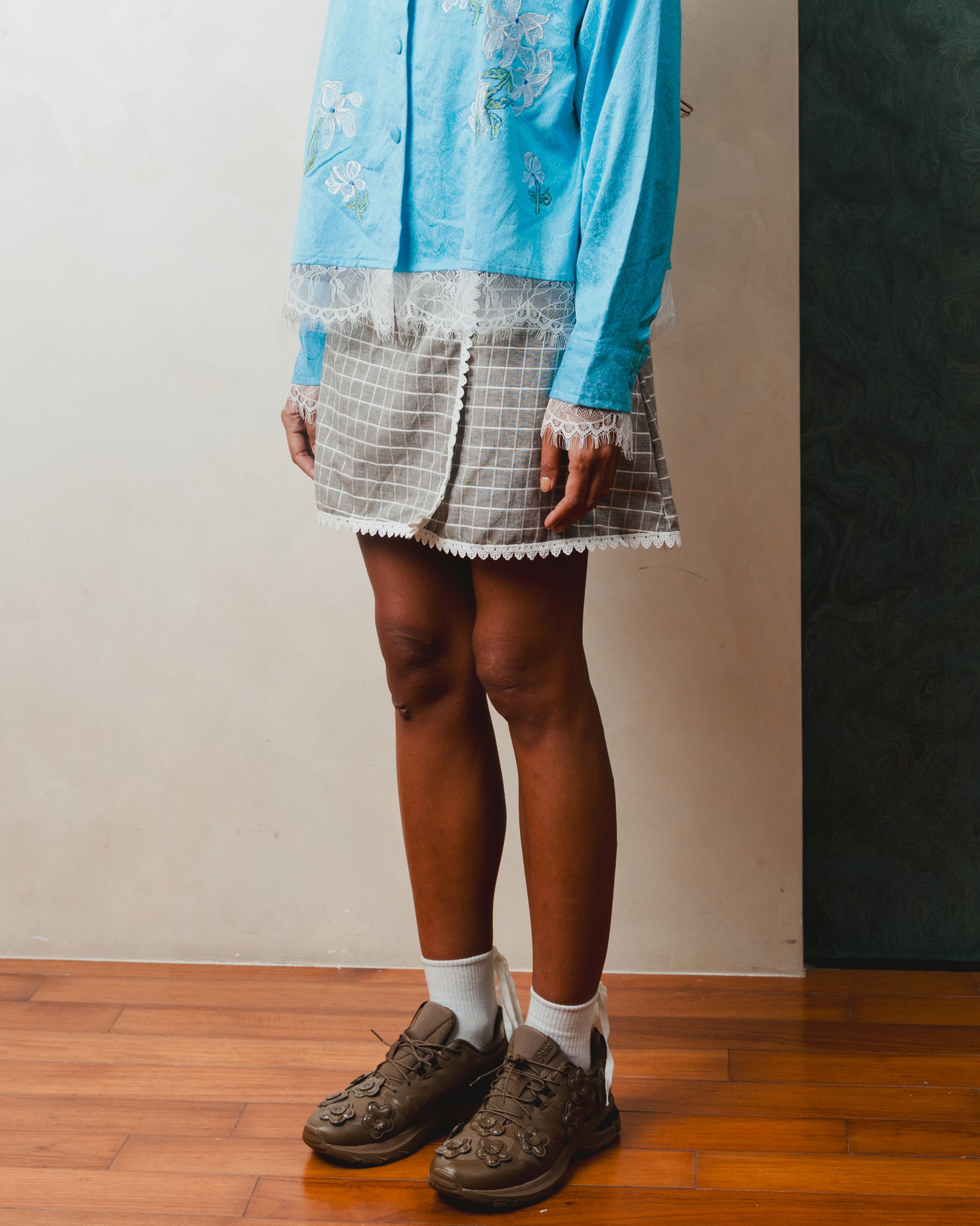 Amber Mini Wrap Skirt