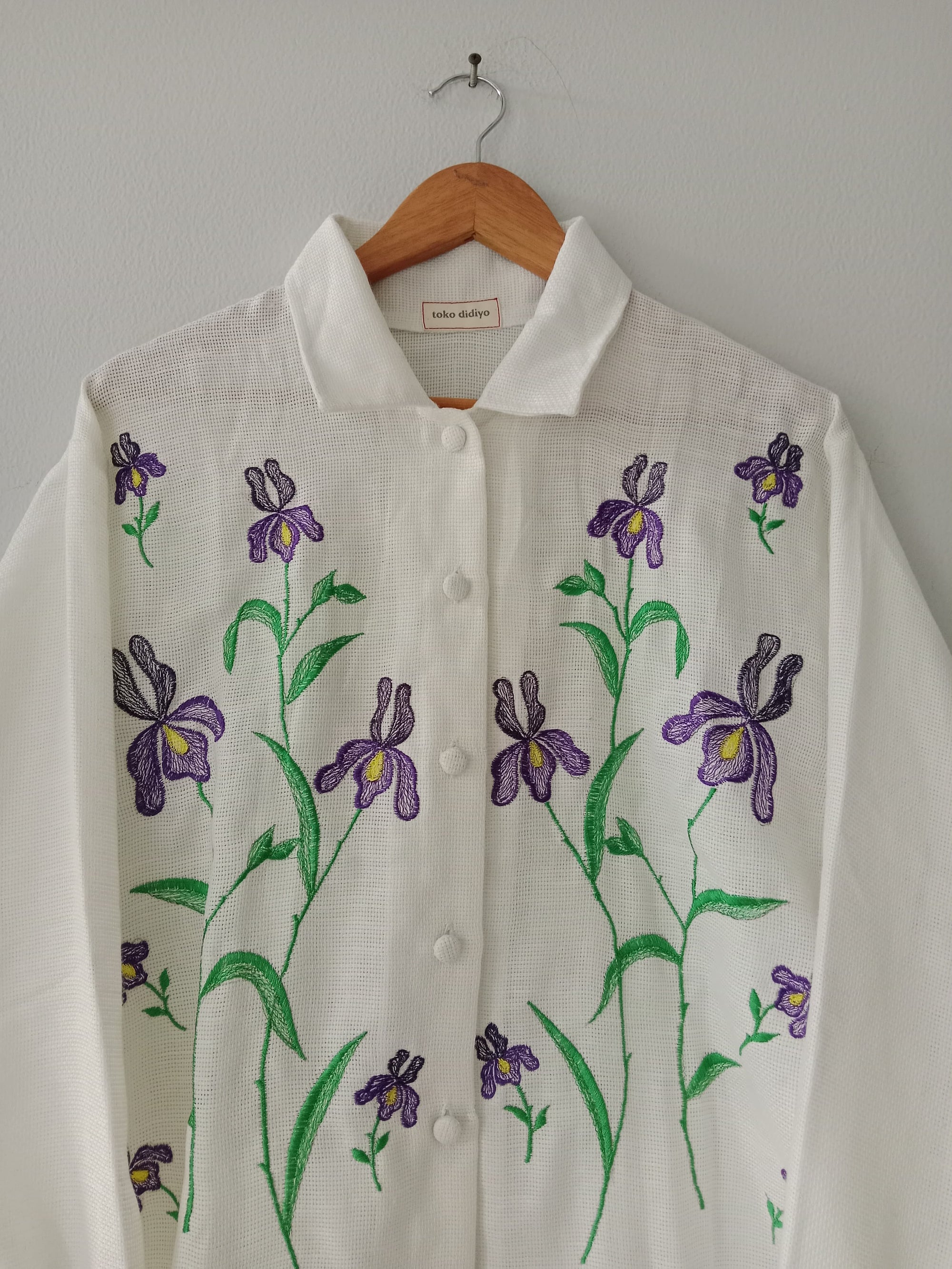 Azalea Embroidery Longsleeve Shirt