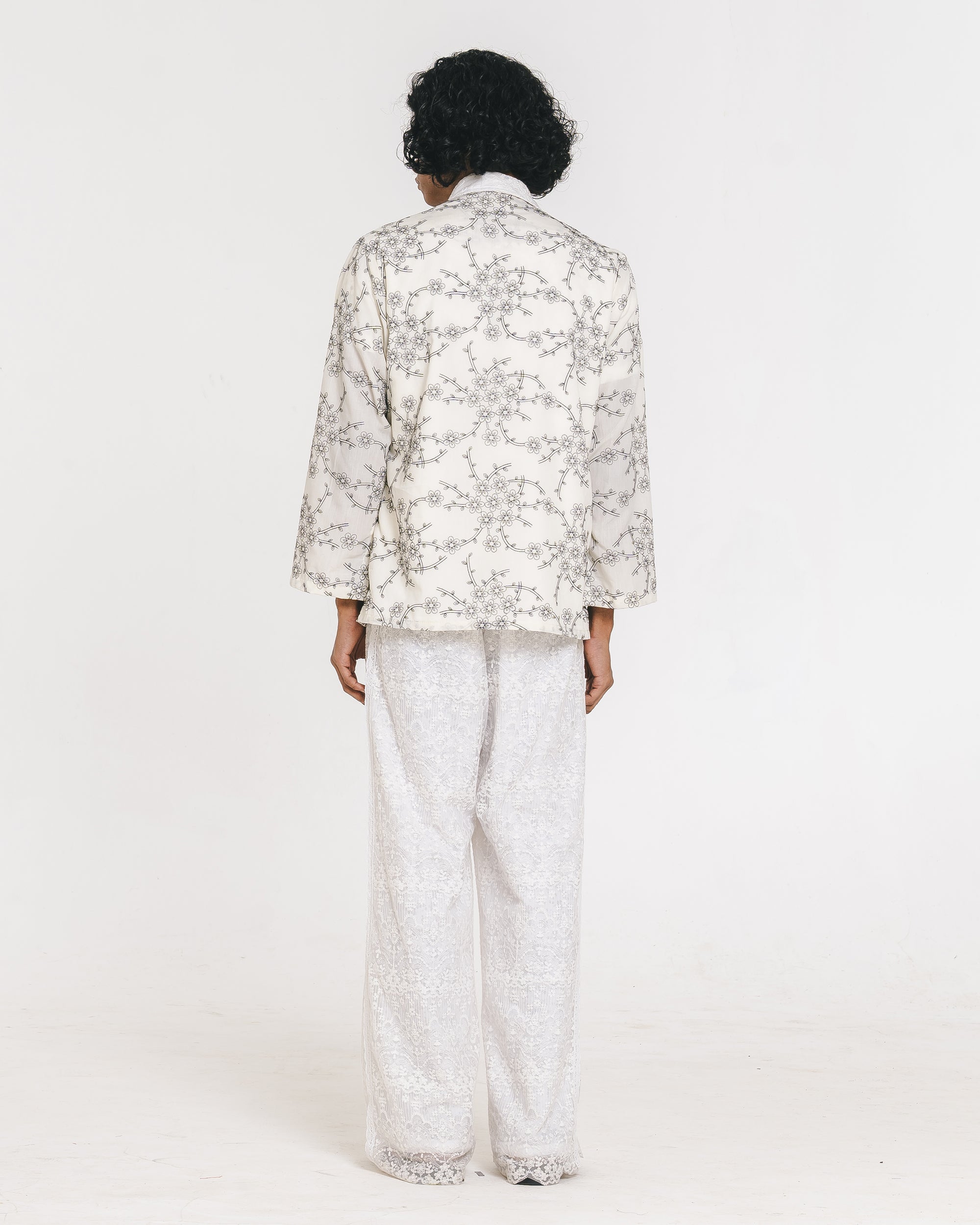 Gamee Longsleeve Kimono White