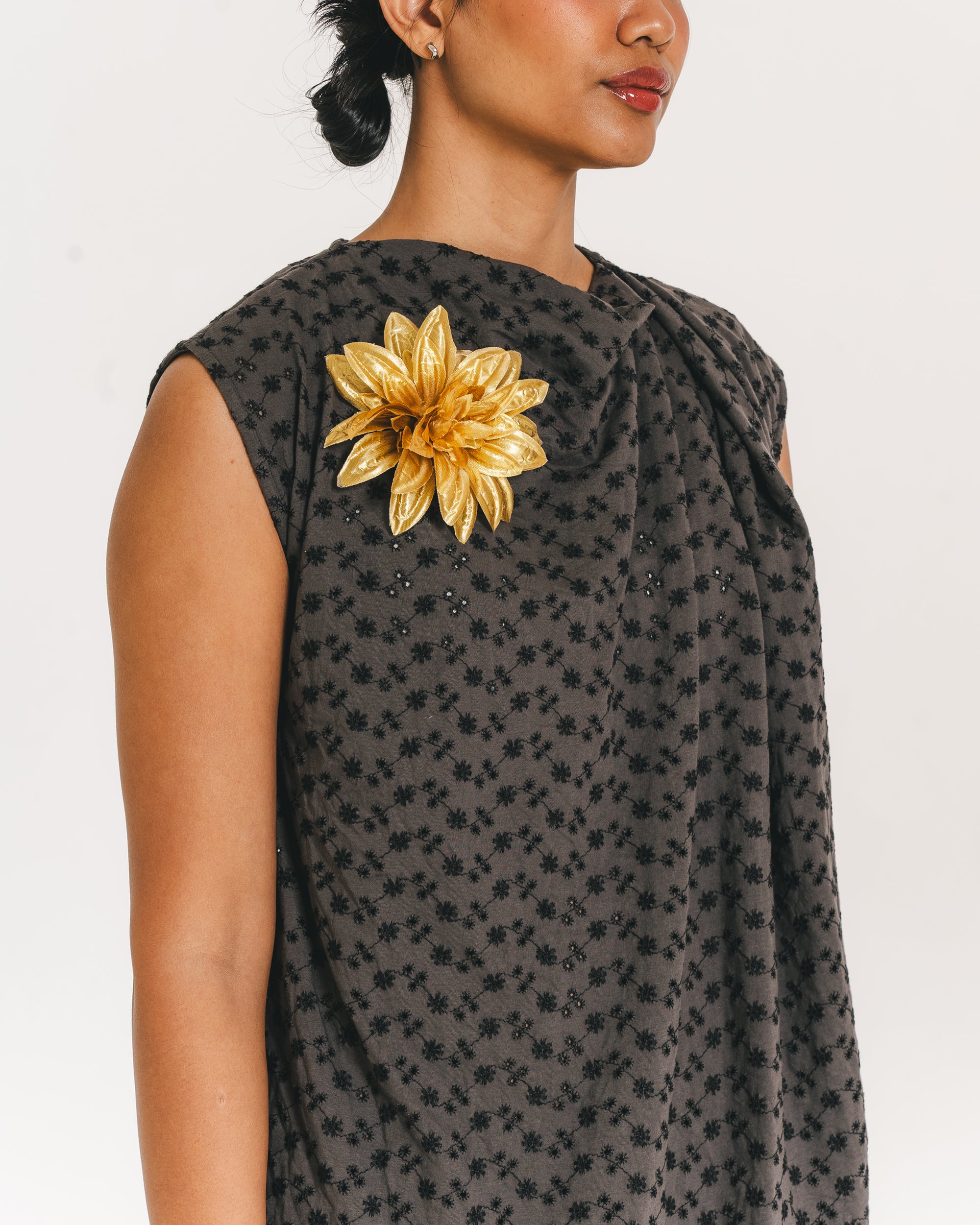 Jane Sleeveless Blouse Black