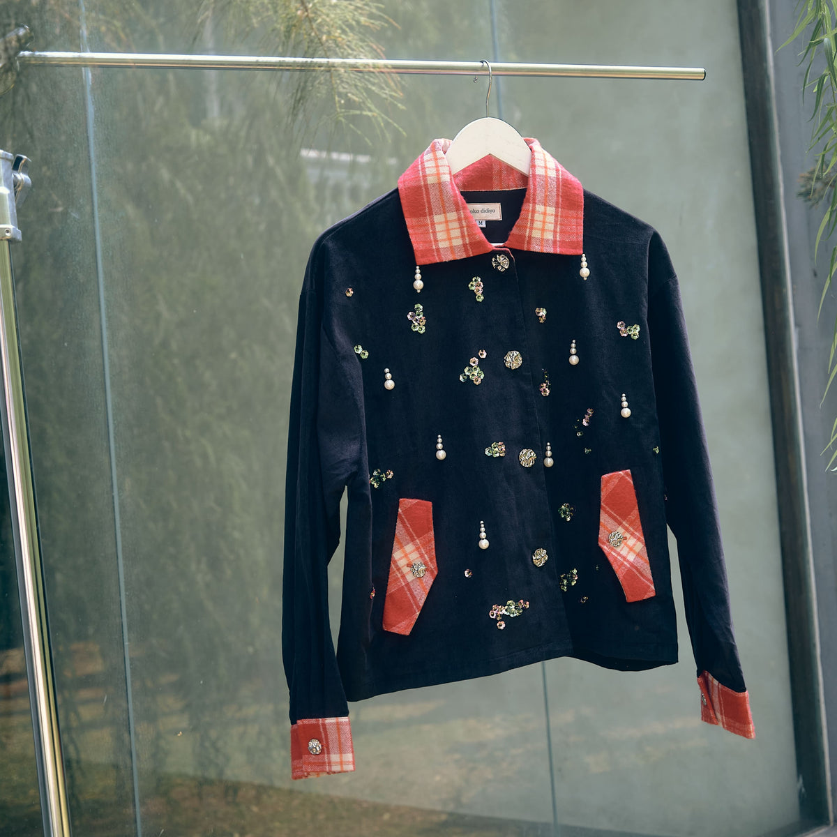 Rosio Beaded Jacket Black