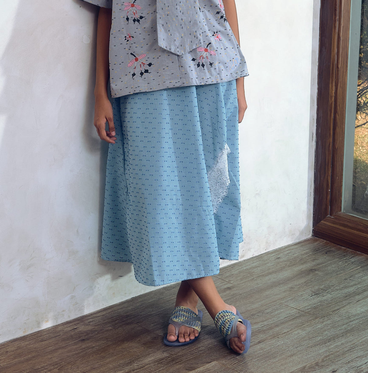 Firenze Lace Midi Skirt