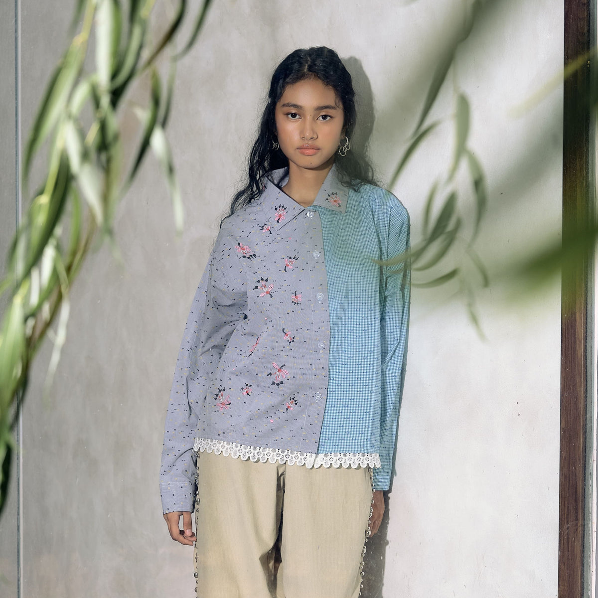 Goza Embroidery Longsleeve Shirt