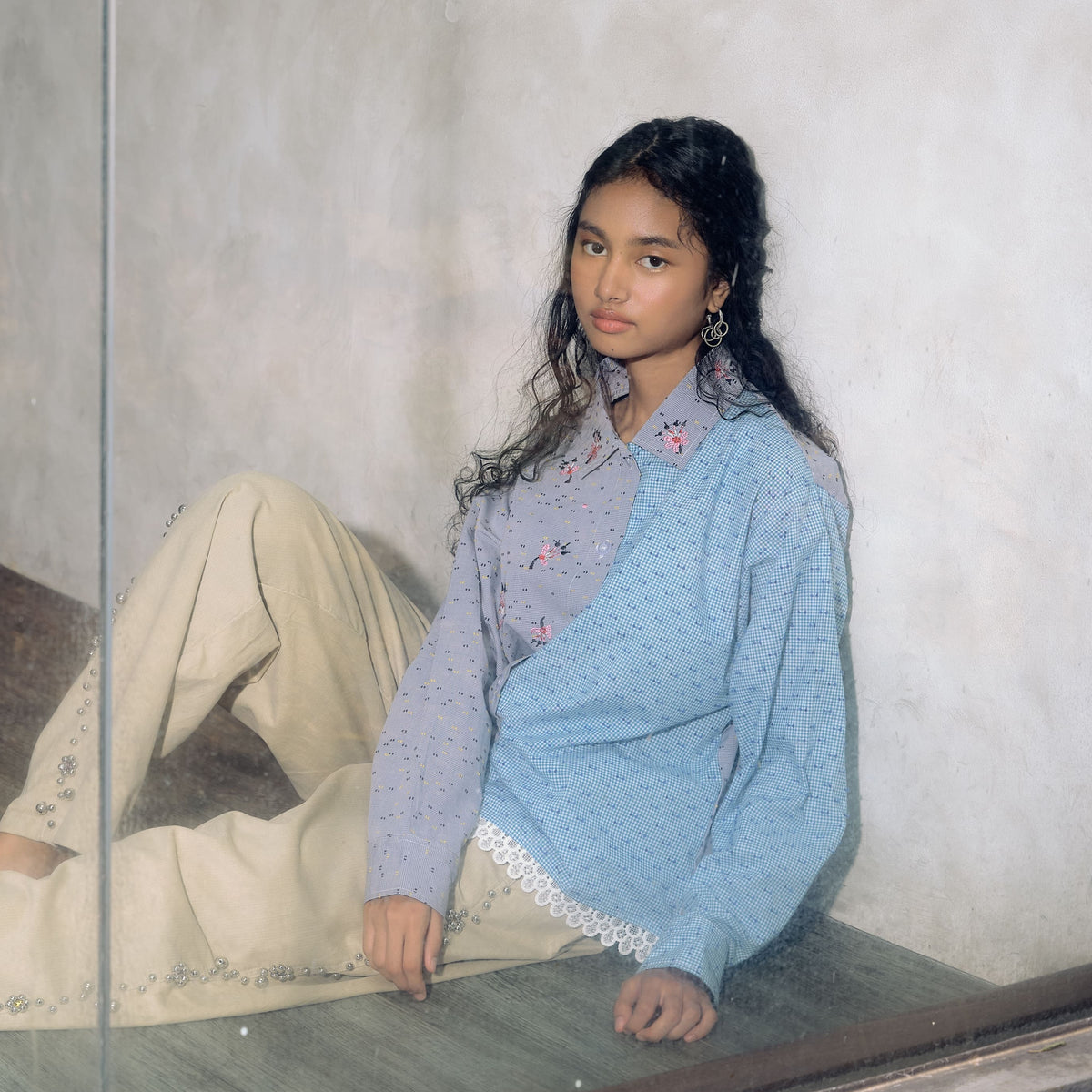 Goza Embroidery Longsleeve Shirt