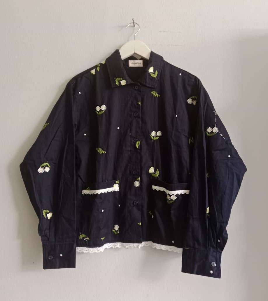 Junee Embroidery Longsleeve Shirt