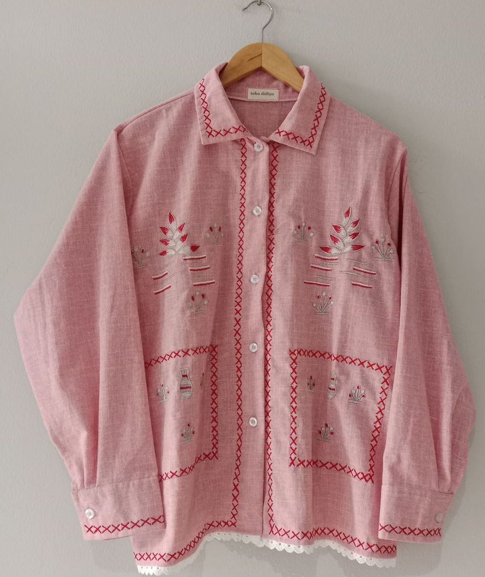 Kino Embroidery Longsleeve Shirt